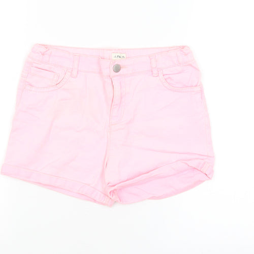 F&F Girls Pink   Hot Pants Shorts Size 11-12 Years