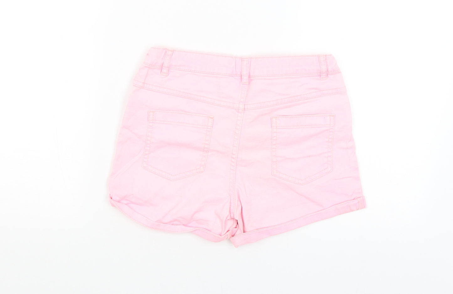 F&F Girls Pink   Hot Pants Shorts Size 11-12 Years