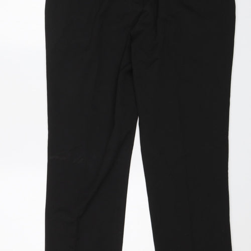 George Mens Black   Dress Pants Trousers Size 36 L27 in