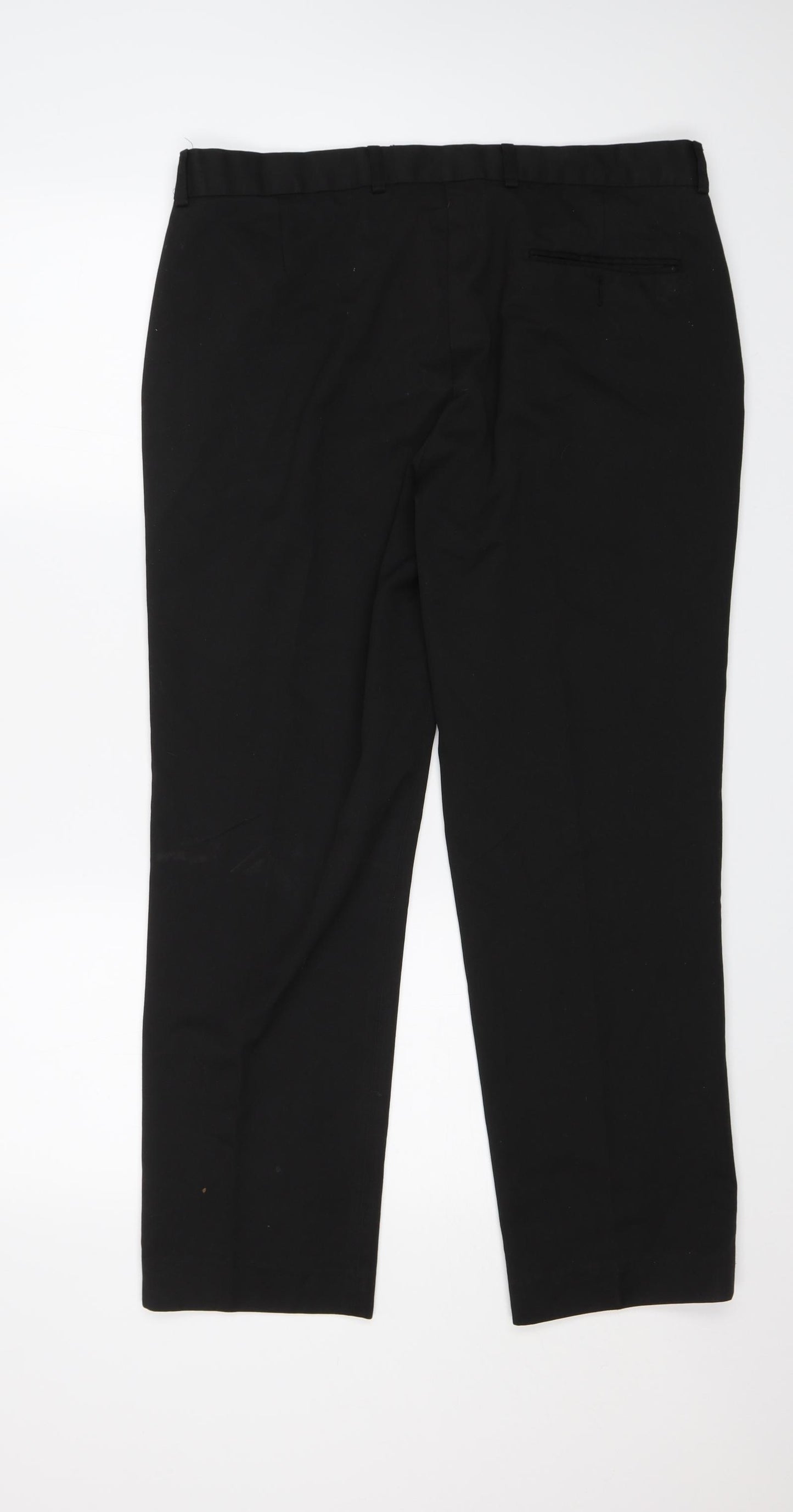 George Mens Black   Dress Pants Trousers Size 36 L27 in