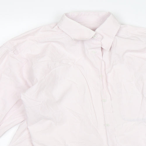 IQ Mens Pink    Dress Shirt Size 14.5