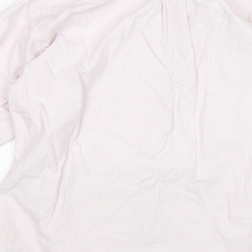 IQ Mens Pink    Dress Shirt Size 14.5