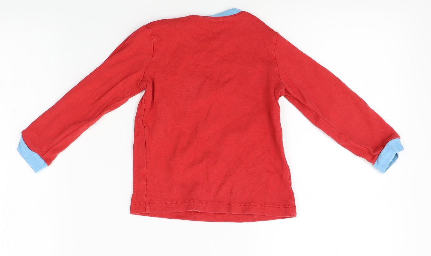 George Boys Red    Pyjama Top Size 2-3 Years  - marvel