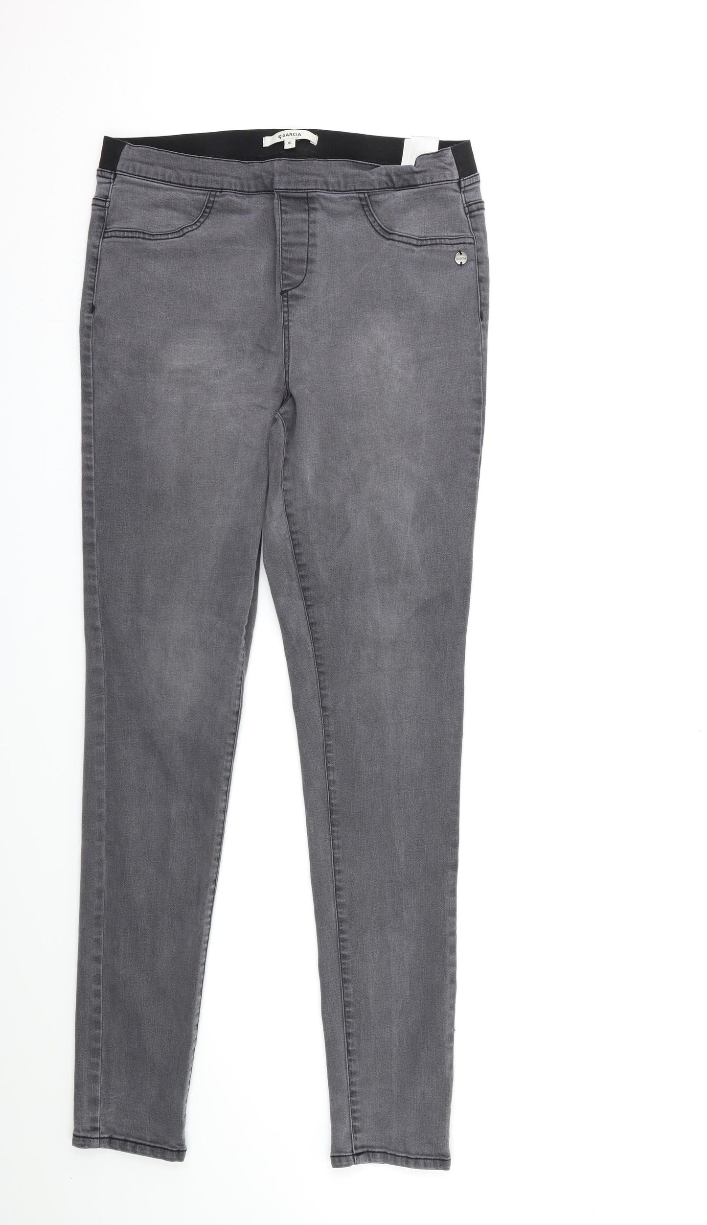 Garcia Womens Grey  Denim Jegging Jeans Size XL L32 in