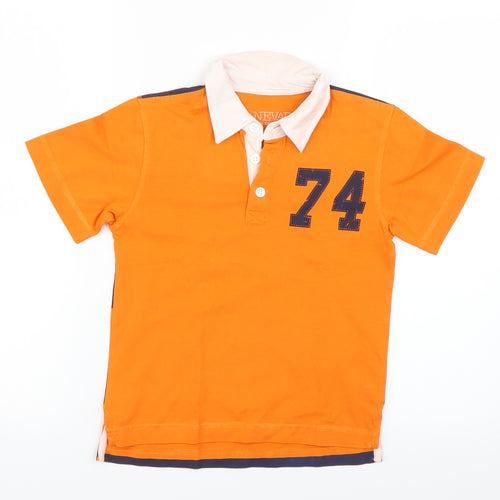 Nevada Boys Orange   Pullover Polo Size 6 Years