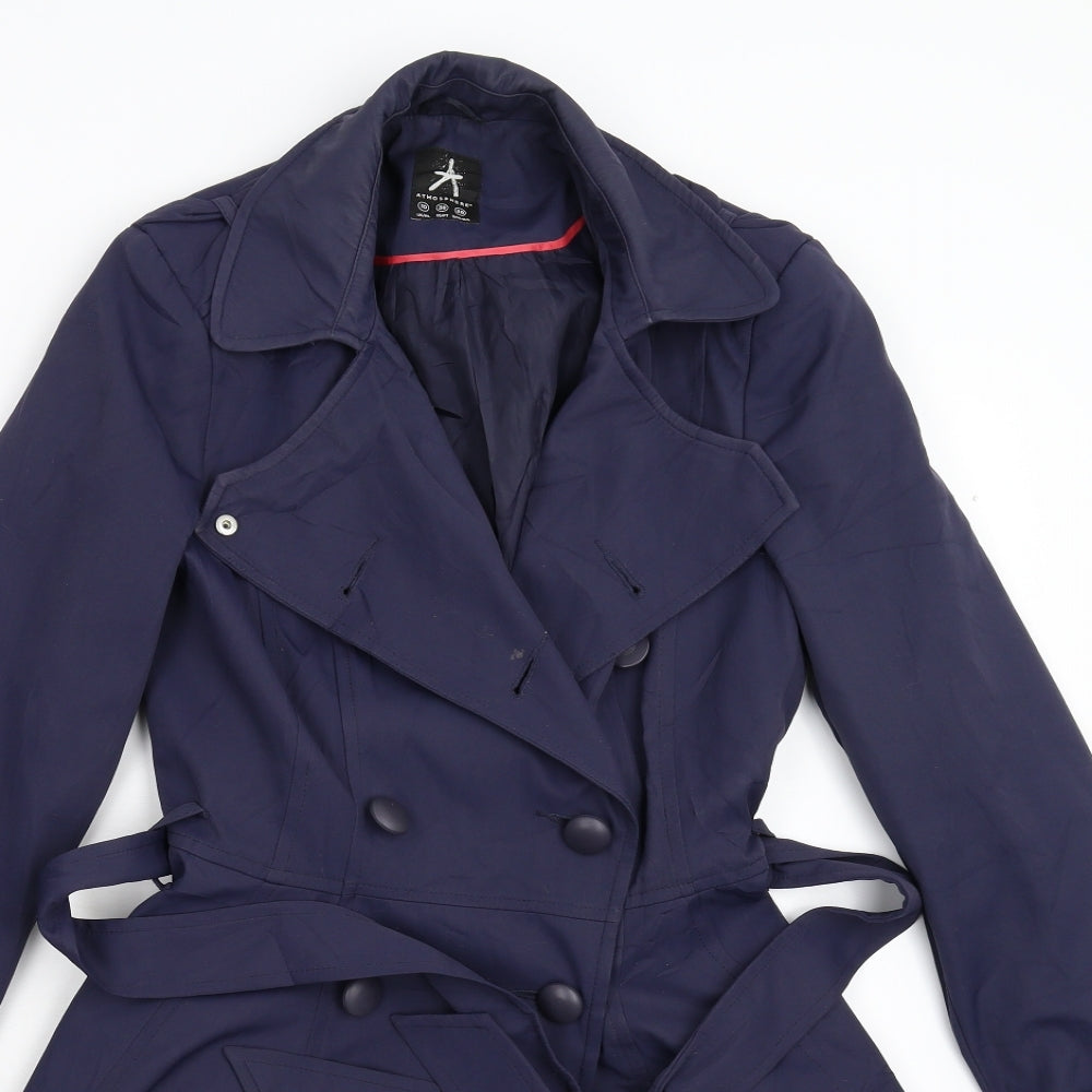 Primark Womens Blue Trench Coat Coat Size 10 – Preworn, 56% OFF
