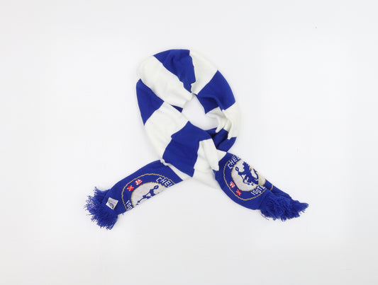 Chelsea FC Boys Blue Striped  Scarf  One Size  - Chelsea F.C