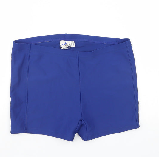 adidas Mens Blue   Sweat Shorts Size 28 in