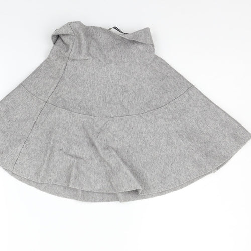 Zara Womens Grey   A-Line Skirt Size S  - 20 inch waist