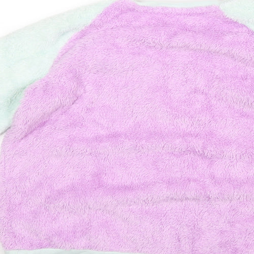 George Girls Purple    Pyjama Top Size 10-11 Years  - Unicorn