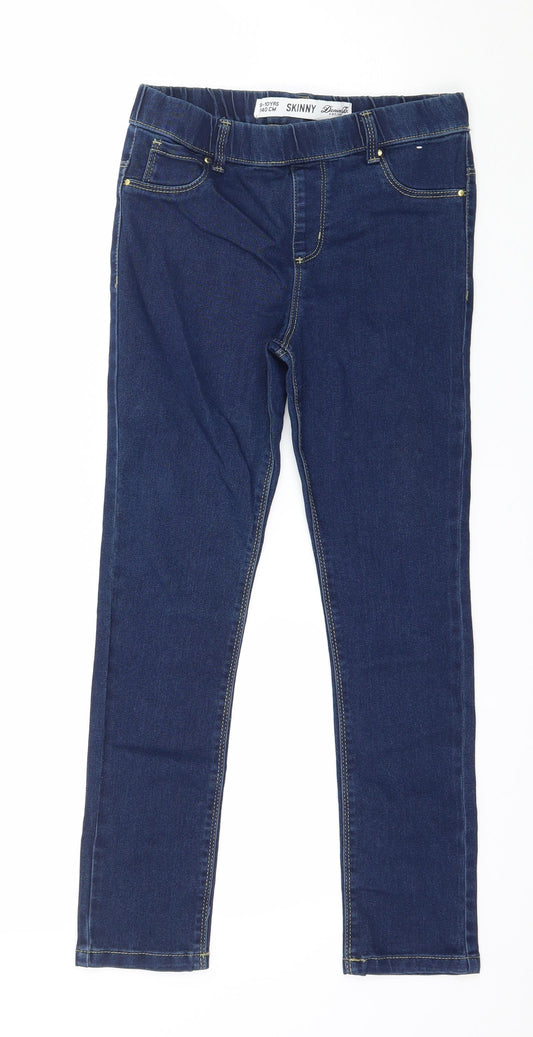 Denim & Co. Boys Blue  Denim Skinny Jeans Size 9-10 Years