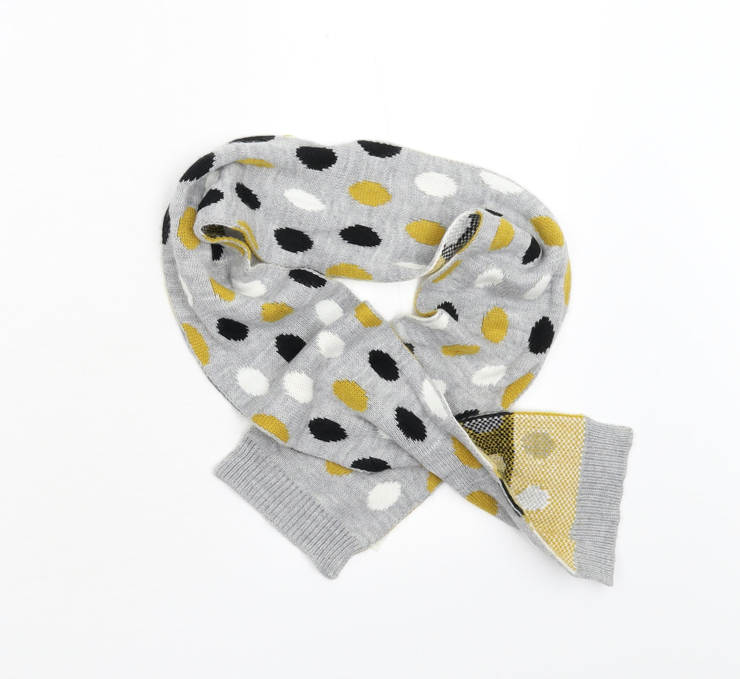 Nutmeg Boys Grey Geometric  Scarf  One Size