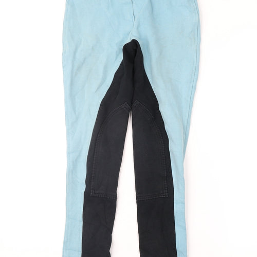 Harry Hall Womens Blue Geometric  Trousers  Size 24 in L26 in - Jodhpurs