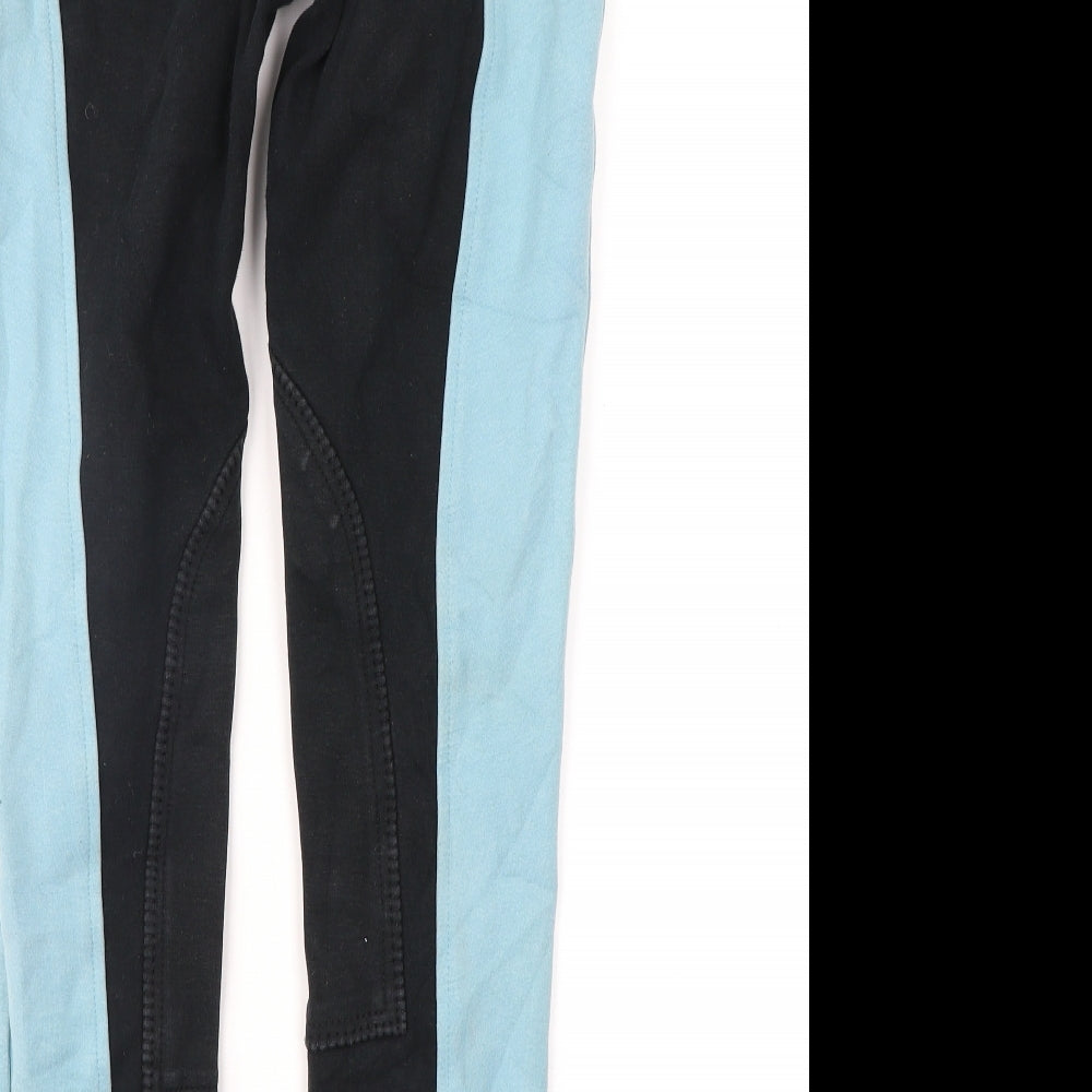 Harry Hall Womens Blue Geometric  Trousers  Size 24 in L26 in - Jodhpurs