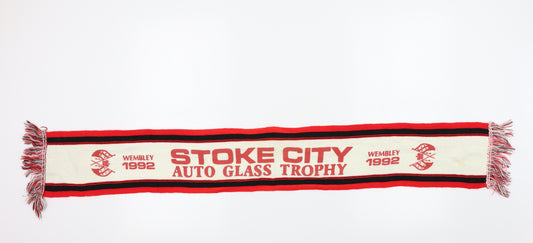 Stoke City Boys Red Colourblock  Scarf  One Size