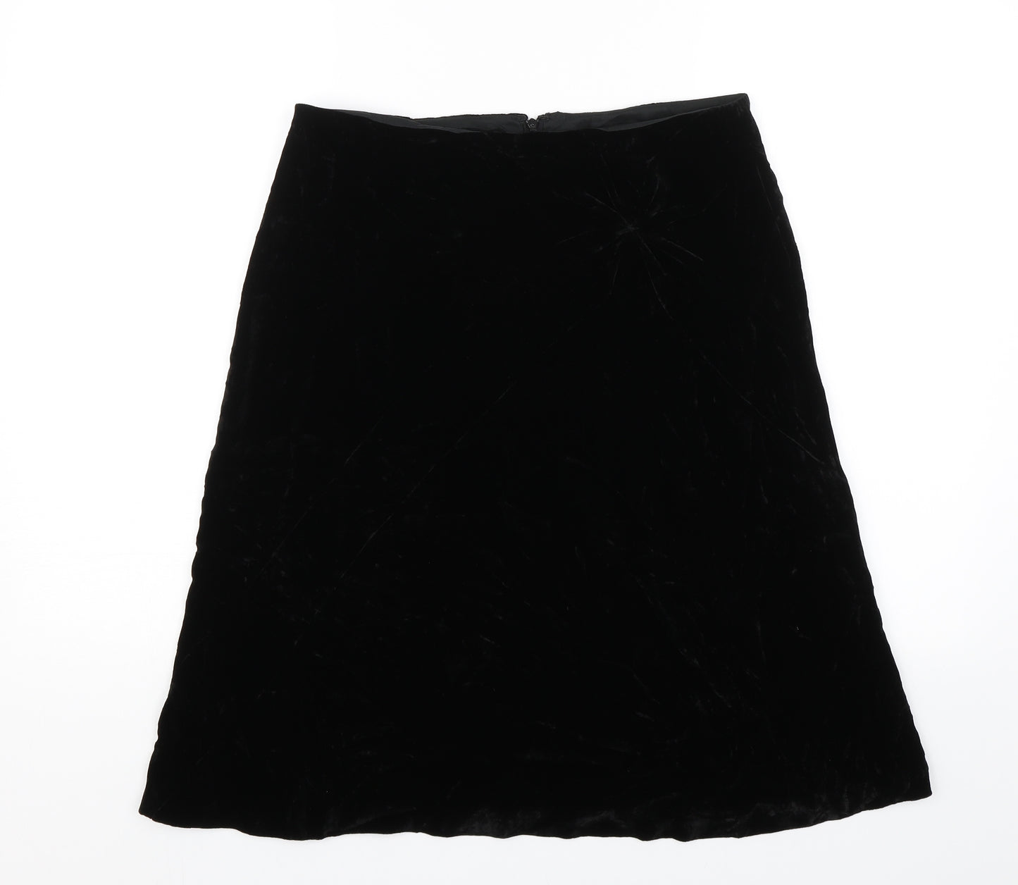 Turnover Womens Black   Swing Skirt Size 10