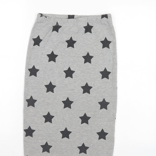 candy culture Girls Grey Polka Dot  Straight & Pencil Skirt Size 12-13 Years