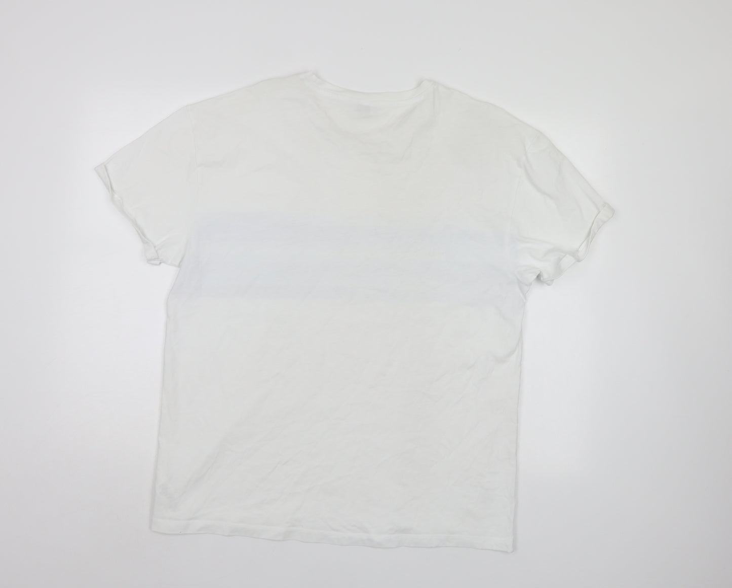 NEXT Mens White    T-Shirt Size XL