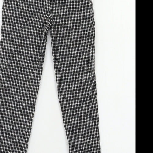 Primark Girls Grey Check  Jegging Trousers Size 5-6 Years