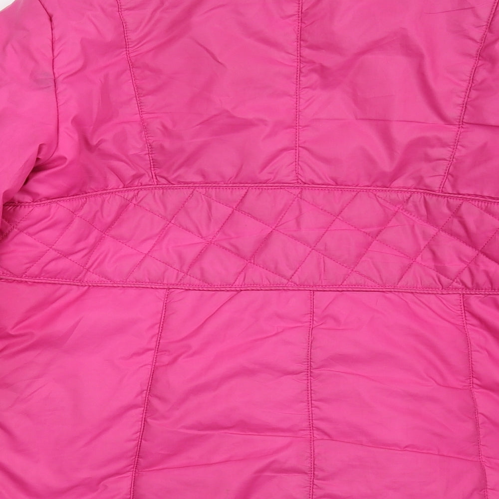 Ajile Ath Dept Girls Pink   Jacket  Size L