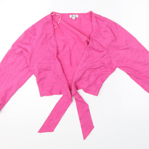 B&W Womens Pink   Shrug Jumper Size M