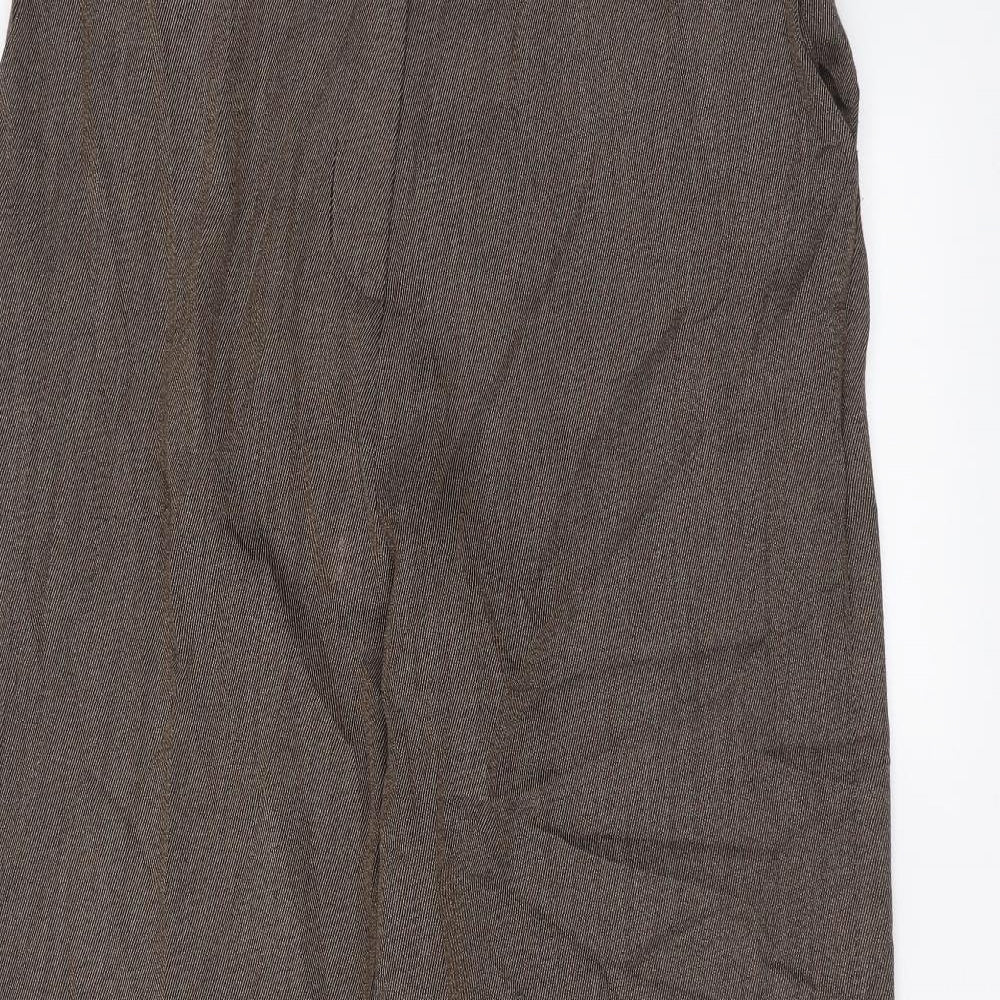 Dialogue Womens Brown   Trousers  Size L L28 in