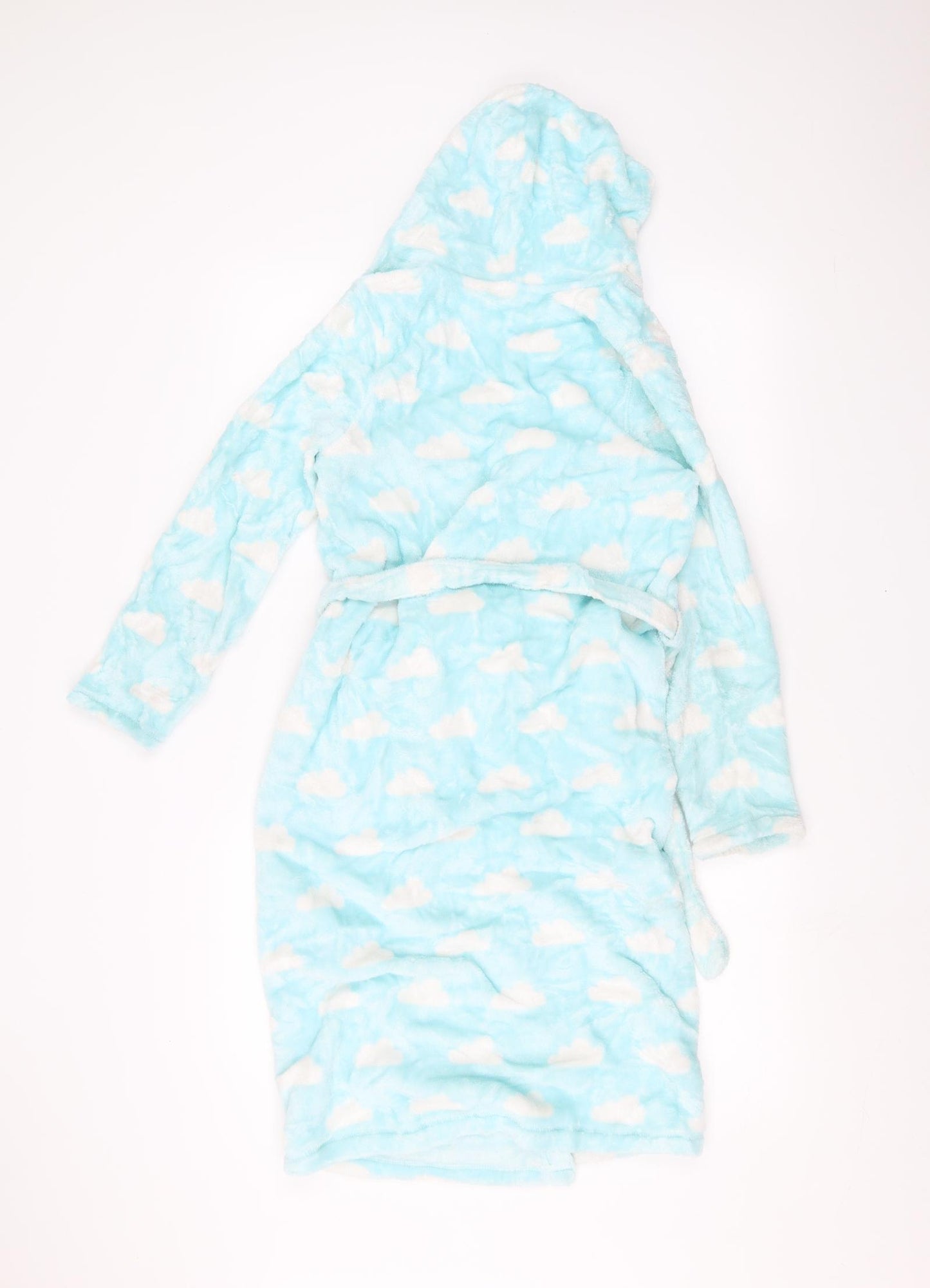 Marks and Spencer Girls Blue Solid  Top Robe Size 11-12 Years