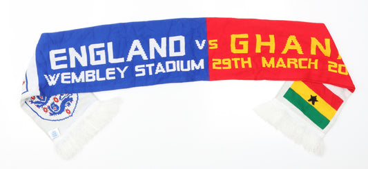 Preworn Mens Multicoloured   Rectangle Scarf Scarf One Size  - England vs Ghana