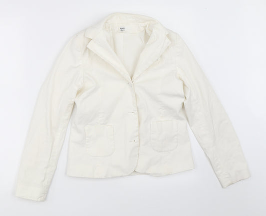 Iepetto Girls White   Jacket  Size 12 Years