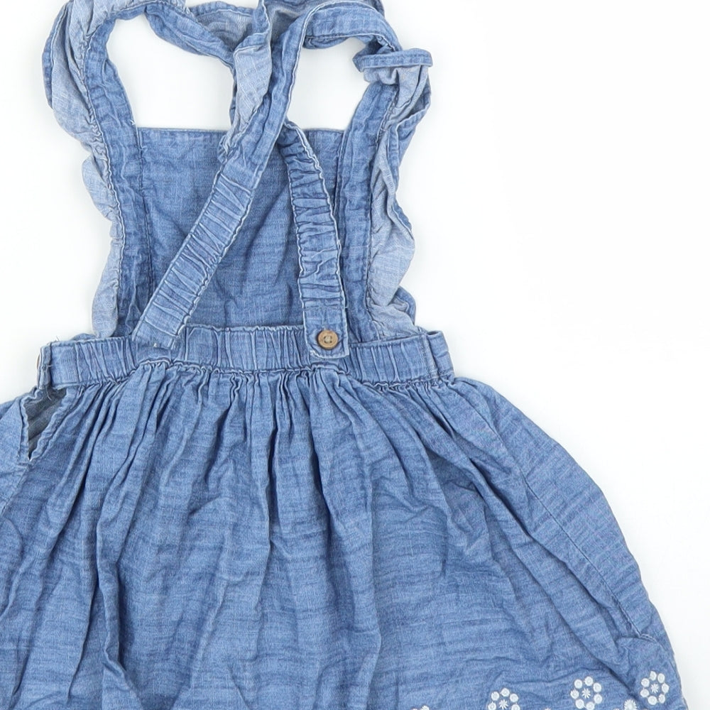 Denim pinafore store dress primark