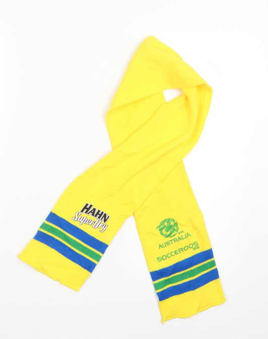 Yetimo Marketing Mens Yellow  Knit Scarf  One Size