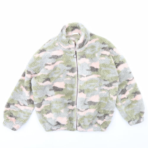 MS Girls Multicoloured Camouflage  Jacket  Size 10 Years