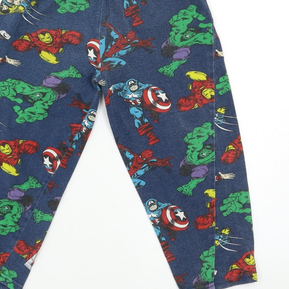 Marvel Boys Blue Geometric   Pyjama Pants Size 3-4 Years  - Marvel