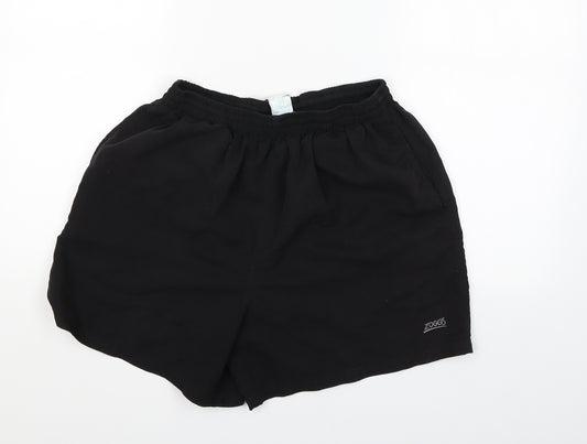 Zoggs Mens Black   Sweat Shorts Size L