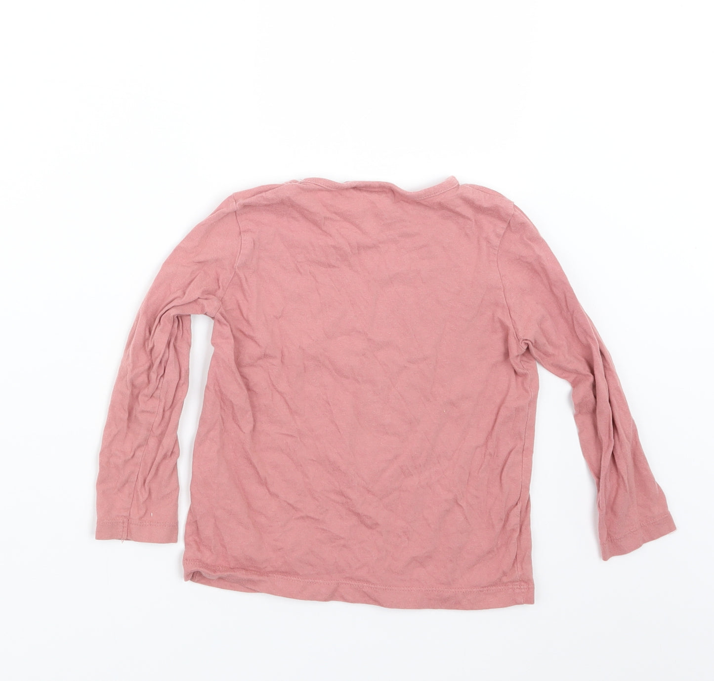 Primark Girls Pink Geometric  Top Pyjama Set Size 3-4 Years  - Minnie Mouse