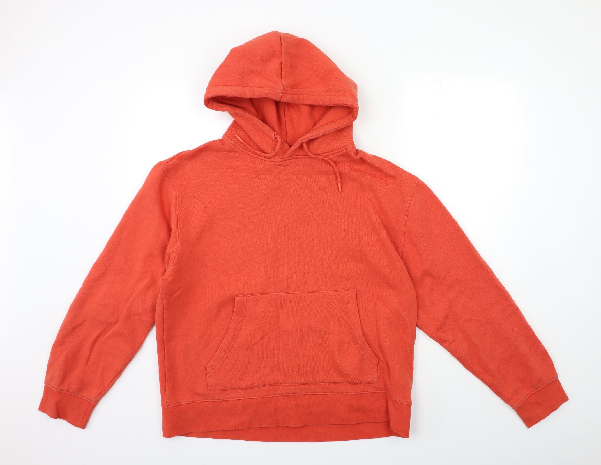 Topman orange cheap hoodie