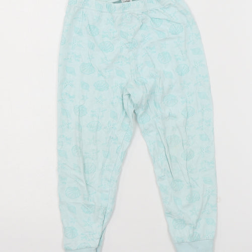 George Girls Black Geometric Jersey Capri Pyjama Pants Size 3-4 Years  - Shells