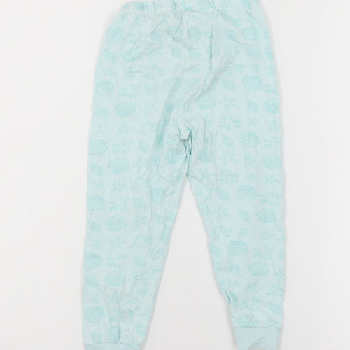 George Girls Black Geometric Jersey Capri Pyjama Pants Size 3-4 Years  - Shells