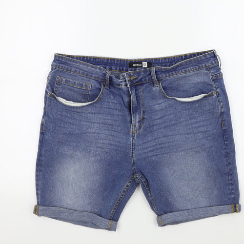 pep&co Mens Blue   Bermuda Shorts Size 38 in