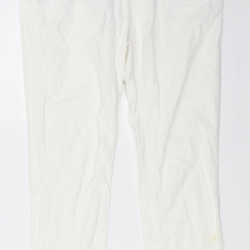 Denim 24/7 Womens White   Skinny Jeans Size 12 L28 in
