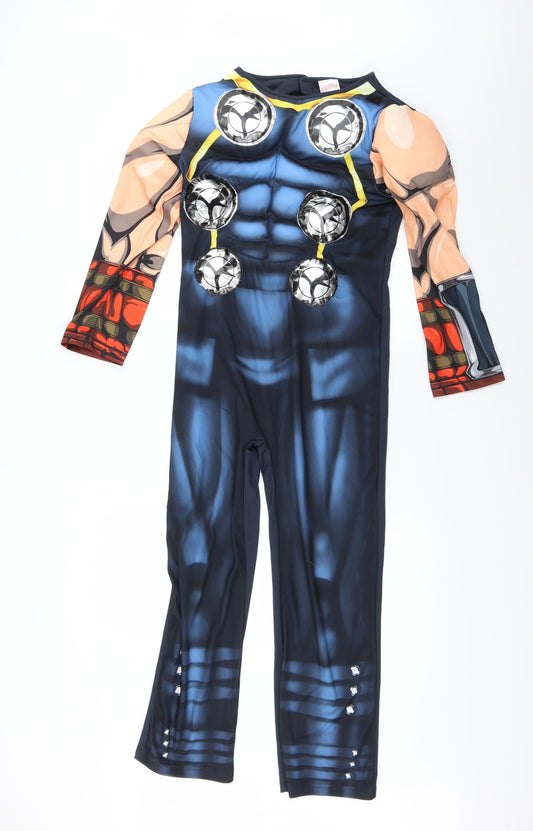 TU Boys Blue    Bodysuit Size 9-10 Years  - Marvel iron Man