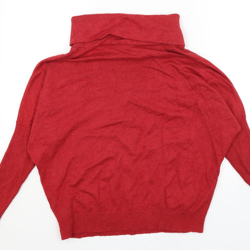 Christina Womens Red   Pullover Jumper Size M