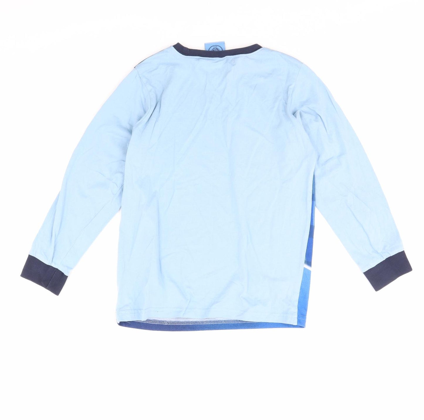 Manchester City FC Boys Blue   Basic T-Shirt Size 9 Years  - Manchester City Football Club