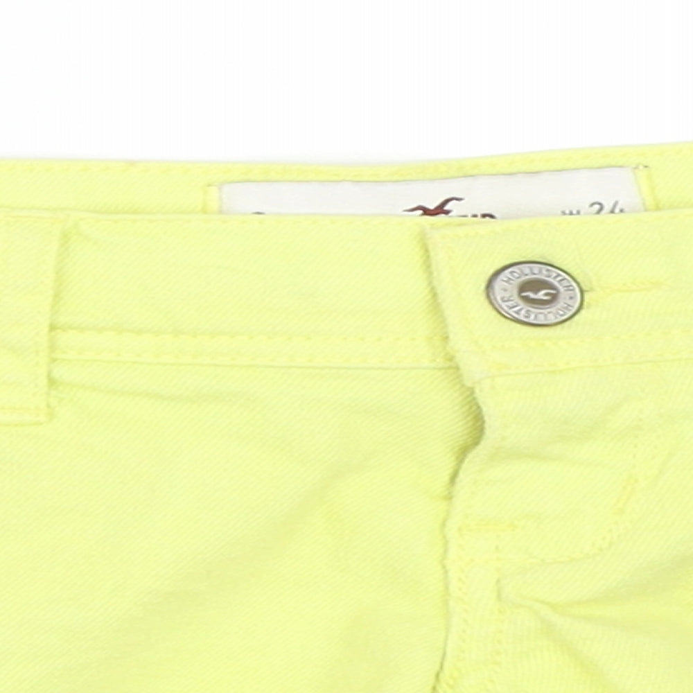 Hollister yellow sales shorts