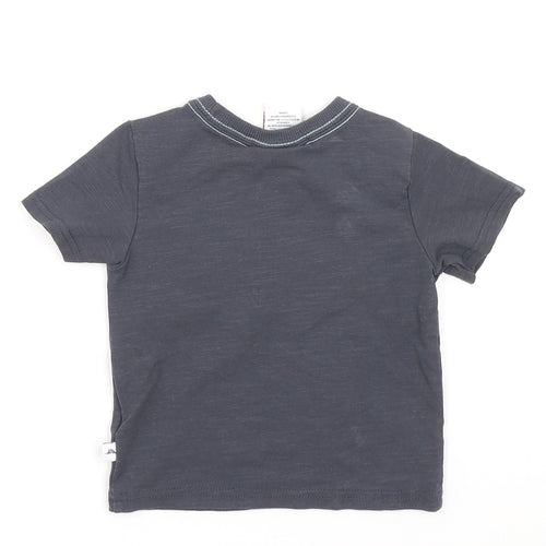 Tommy Bahama Boys Grey   Basic T-Shirt Size 9-12 Months