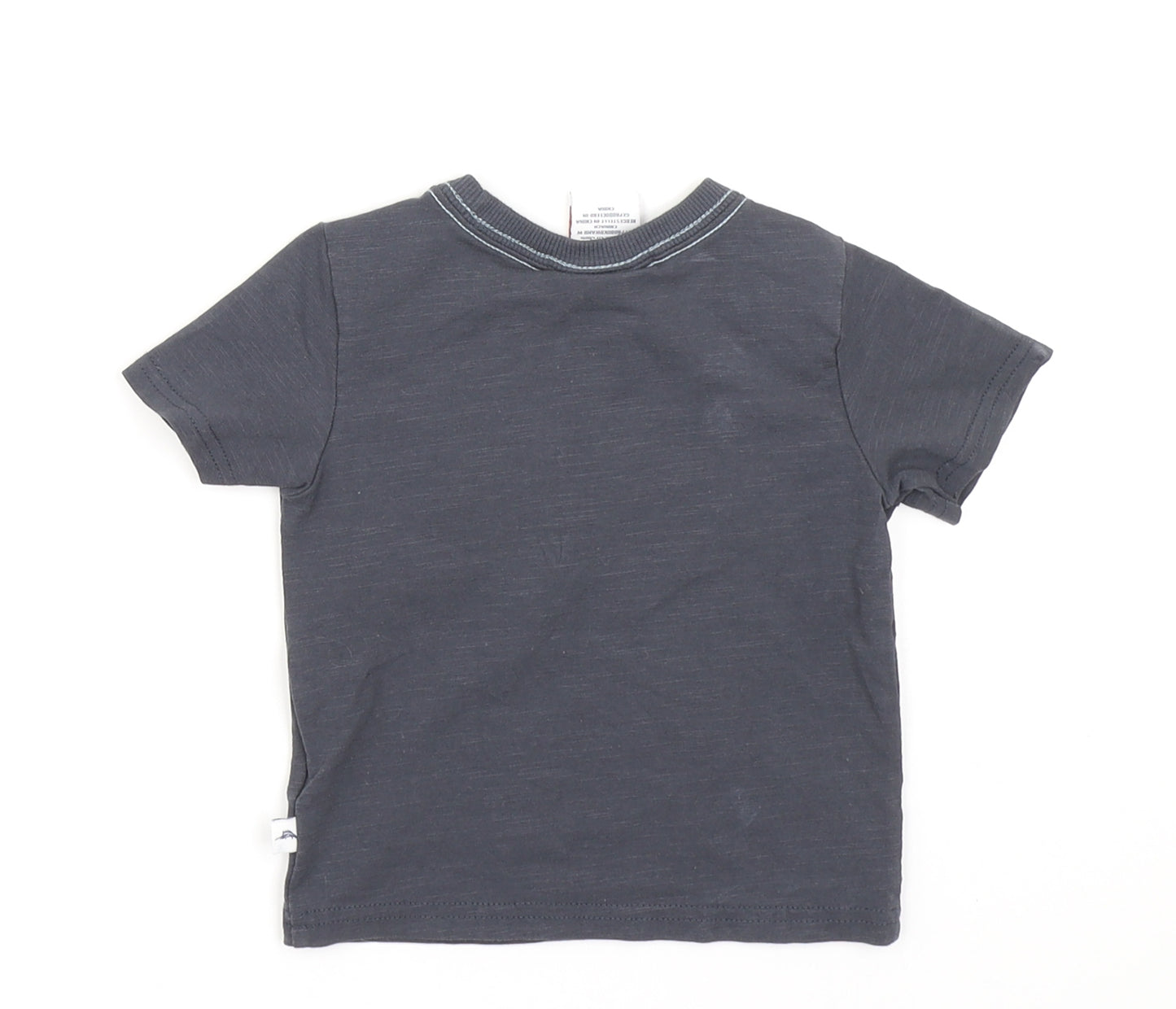 Tommy Bahama Boys Grey   Basic T-Shirt Size 9-12 Months