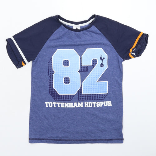 Tottenham Hotspur F.C. Boys Blue   Basic T-Shirt Size 9-10 Years