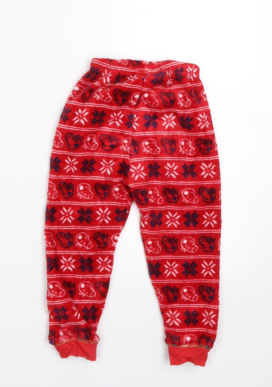 Tu  Girls Red Animal Print  Cami Pyjama Pants Size 2-3 Years  - Peppa pig