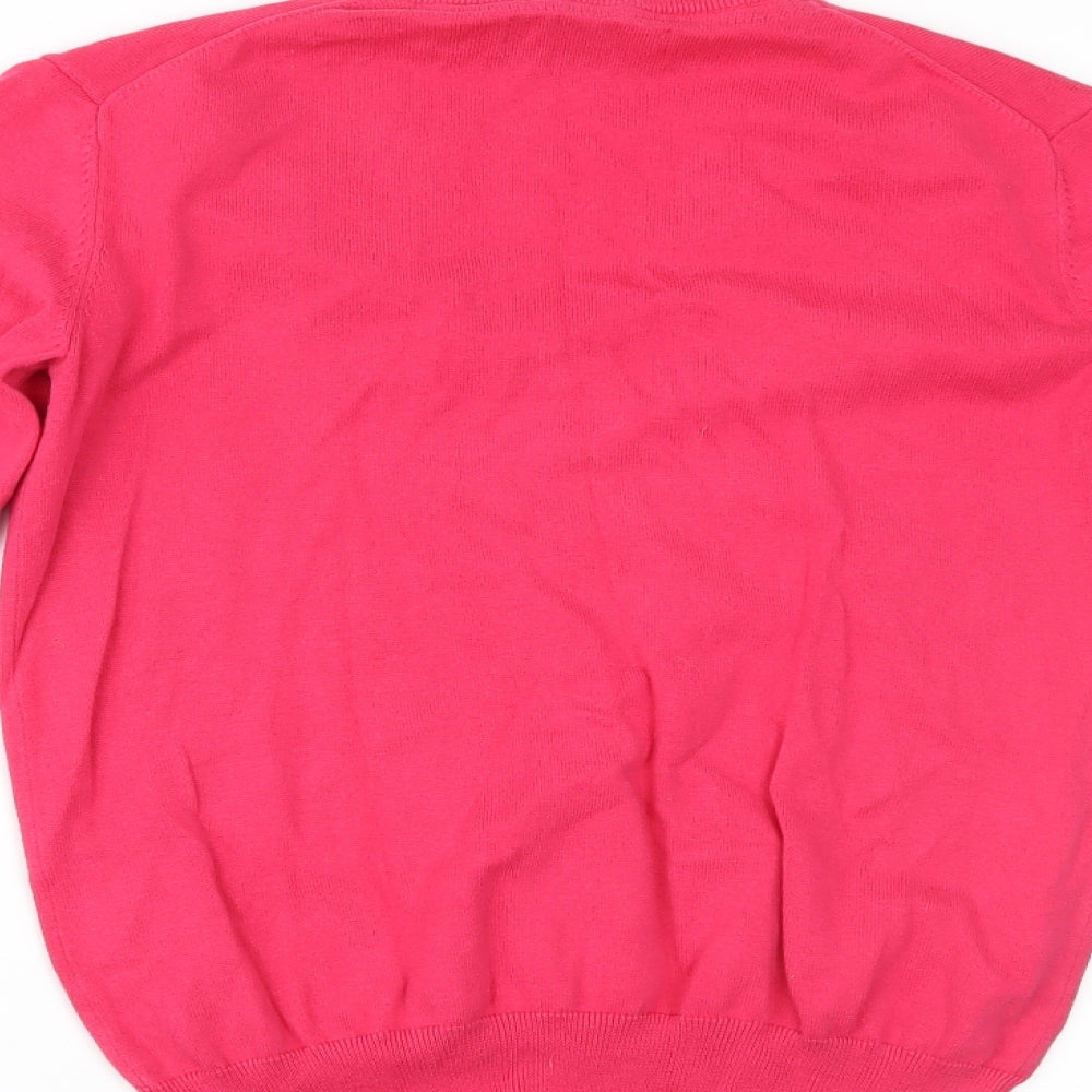 Lyle & Scott Womens Pink   Pullover Jumper Size S