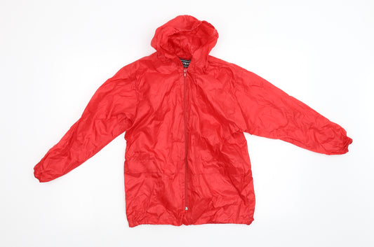 RAINY Days Boys Red   Anorak Jacket Size M